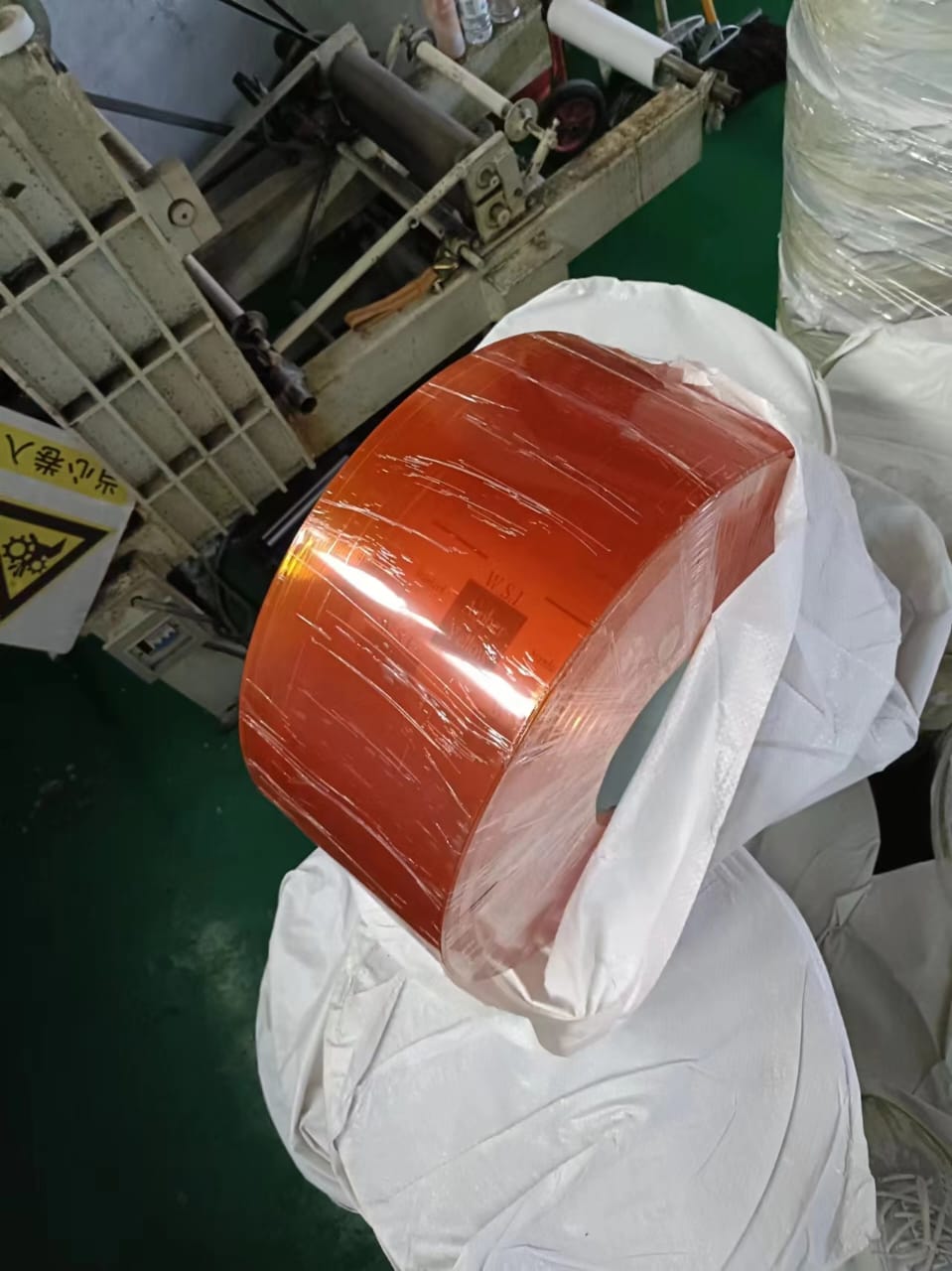 Amber Orange PVC Strip Curtain Rolls